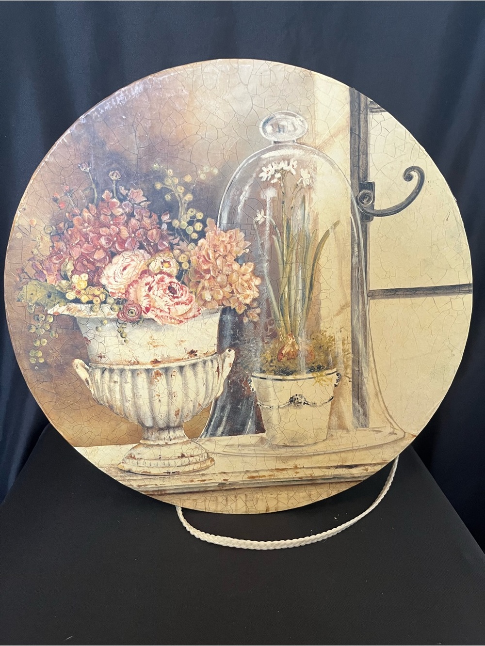 Vintage 2002 Kathryn White/Art in Motion Tri-Coastal Design Hat Box
